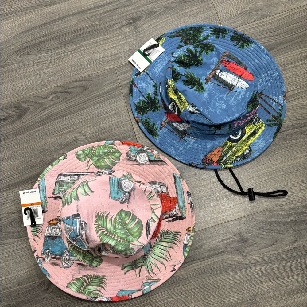 Tropical Print NWT Bundle Psycho Tuna Boonie Hats
